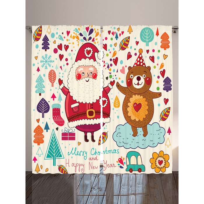 Комплект штор Magic Lady, 145х265 см. - 2 шт., 100% полиэстер