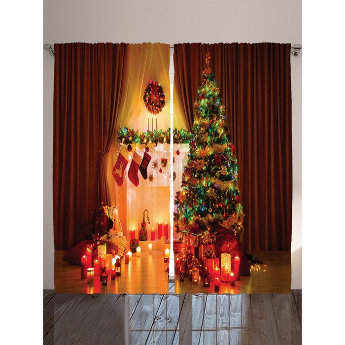 Комплект штор Magic Lady, 145х265 см. - 2 шт., 100% полиэстер