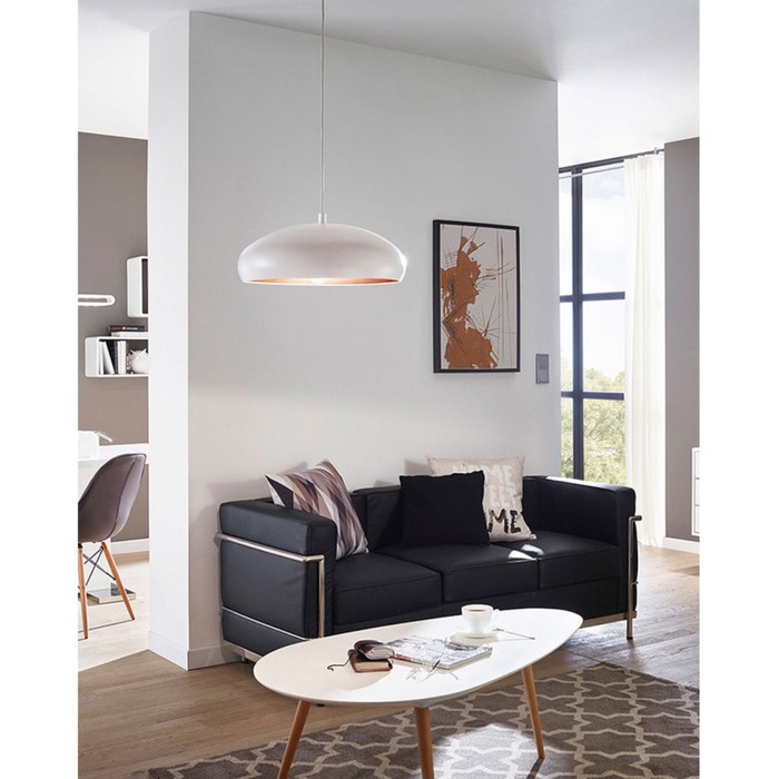 

Светильник MOGANO 1x60Вт E27 белый 40x40x110см