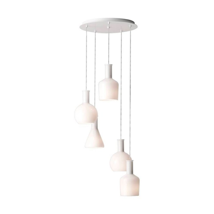 Светильник PASCOA 5x60Вт E27 хром 61x61x150см