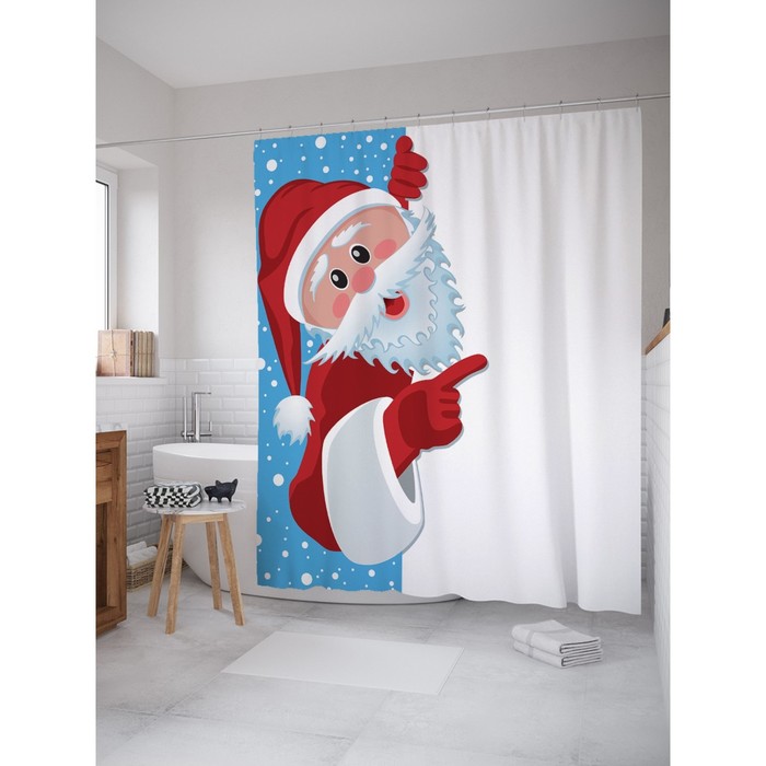 Фотоштора для ванной Magic Lady, 180х200 см., 100% полиэстер