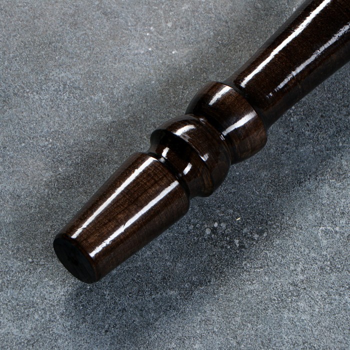 Ножка для стола вид 2, массив бука, 5,5 х 5,5 х 73 см