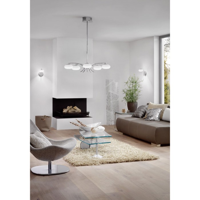 

Бра ALEANDRO 1x6Вт LED хром 12x12x21см