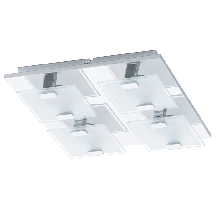 Светильник VICARO 4x2,5Вт LED хром 27x27см
