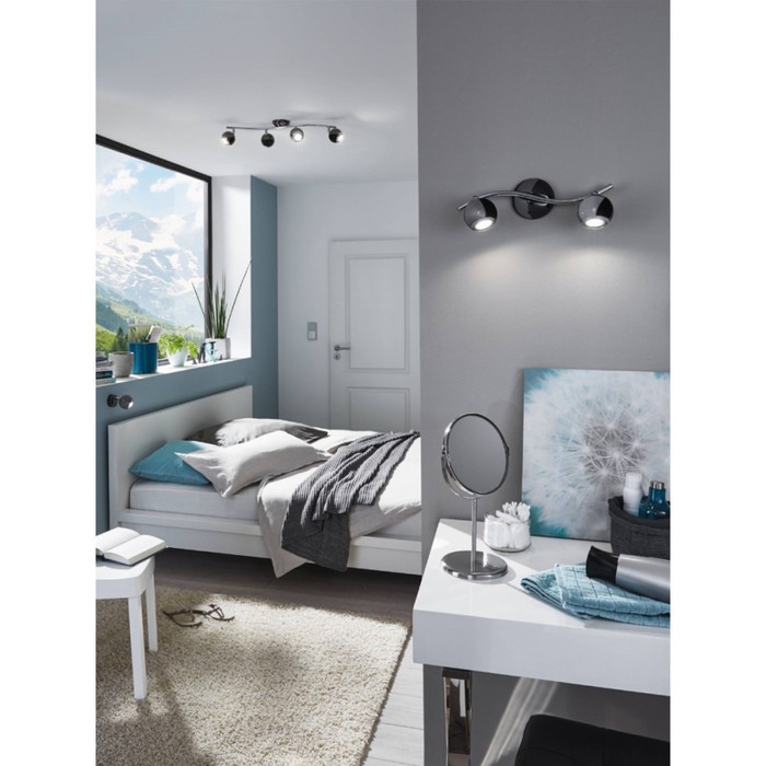 

Светильник BIMEDA 2x3Вт LED черный 36,5x36,5см
