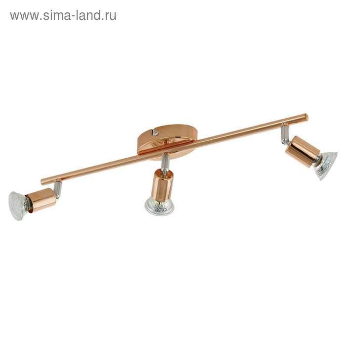 

Светильник BUZZ-COPPER 3x3Вт GU10 медь 48,5x6,5см