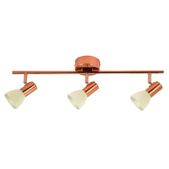 

Светильник GLOSSY 3x5Вт LED медь 58,5x10см
