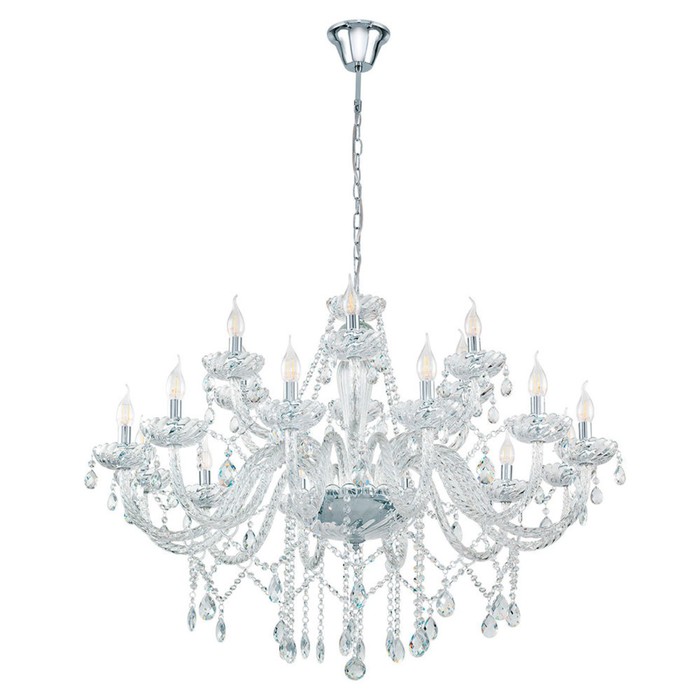 Люстра BASILANO 12x40Вт Е14 хром 100x100x84см