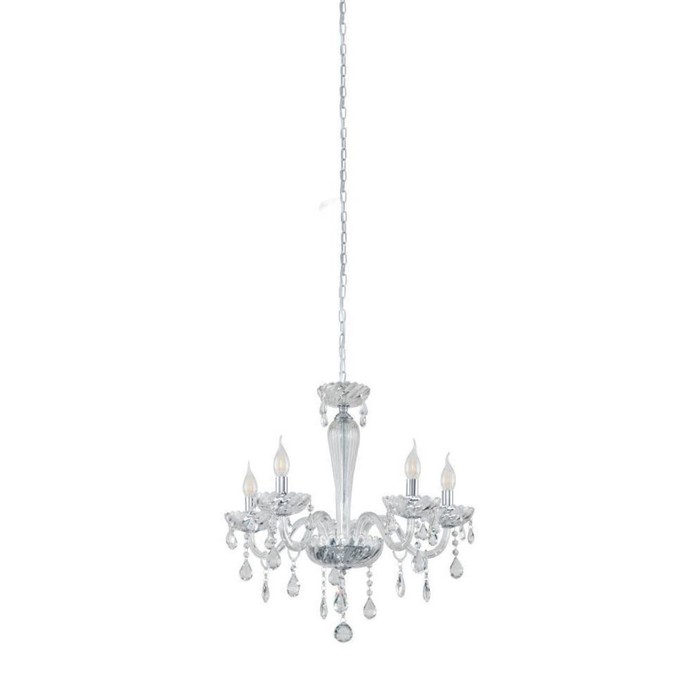 Люстра PAULARO 5x40Вт Е14 хром 59x59x57см