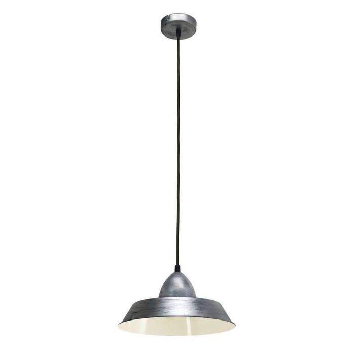 Светильник AUCKLAND 1x60Вт E27 серебро 26x26x110см