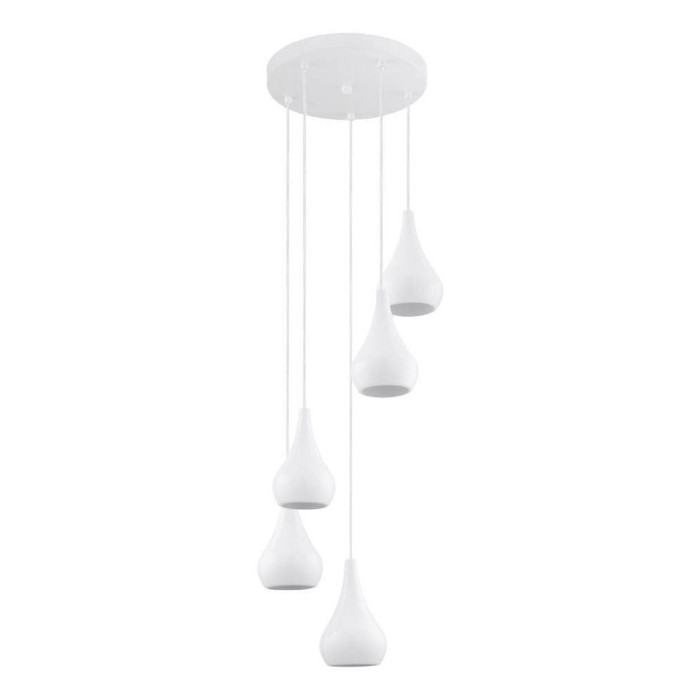 Светильник NIBBIA 5x40Вт E14 белый 34,5x34,5x110см