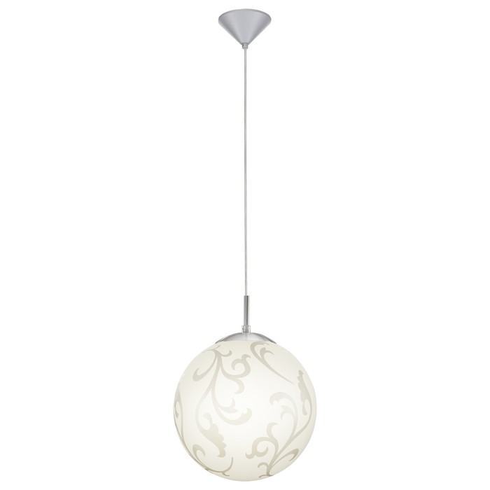 Светильник REBECCA 1x60Вт E27 серебро 30x30x110см