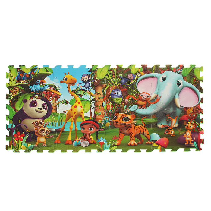 Коврик-пазл, 8 сегментов