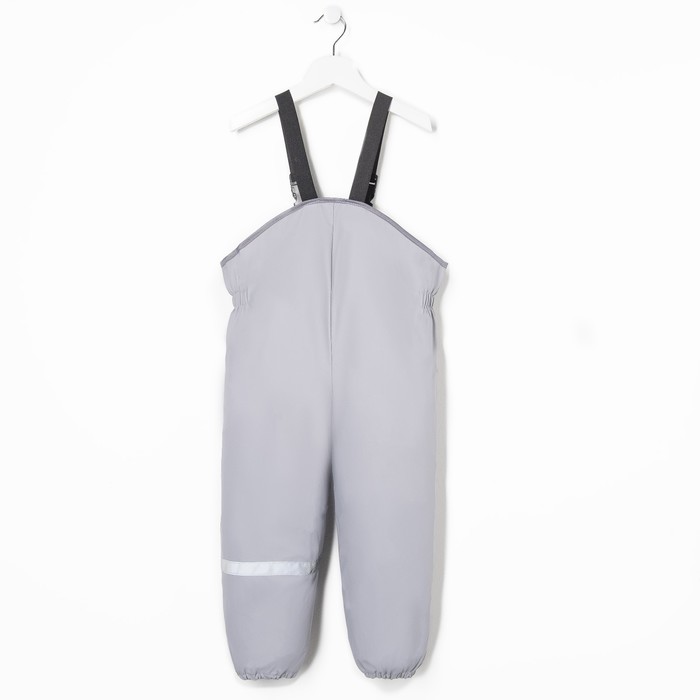 Полукомбинезон-непромокайка, рост 98-104 см, цвет серый 8403