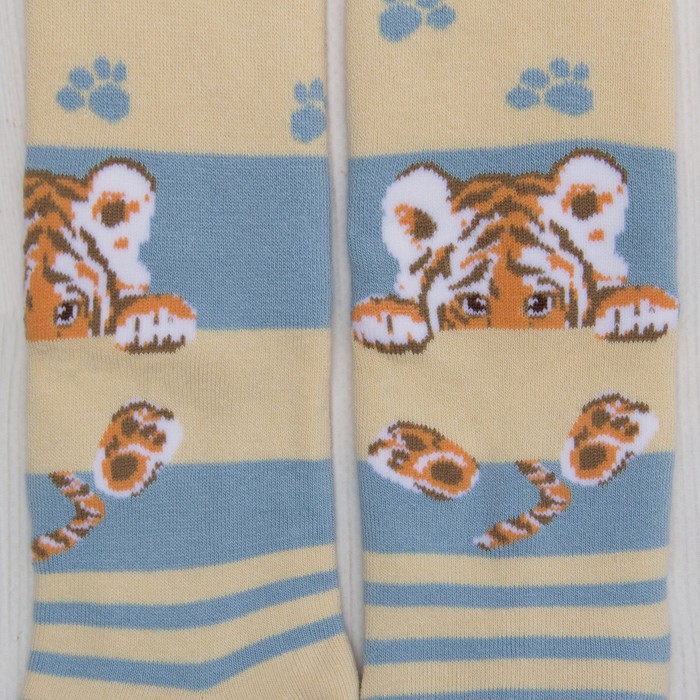 Колготки детские махровые SOF-TIKI 7С-38СП-187 цвет кремовый, рост 80-86