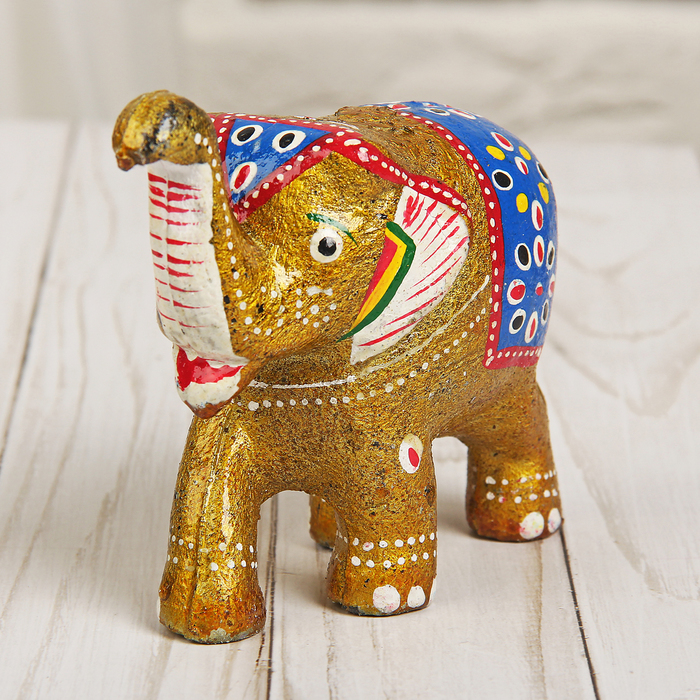 Сувенирный набор "Слоники" искусственный камень роспись ручной работы МИКС