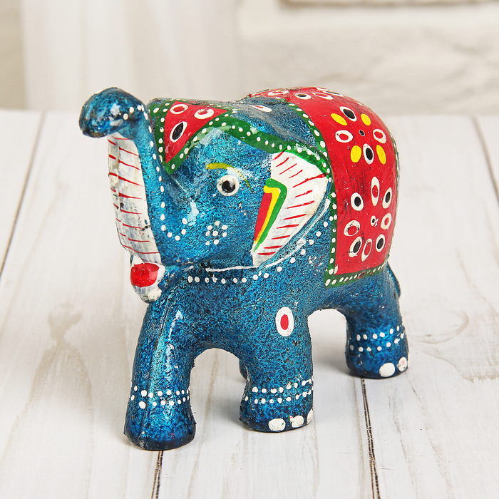 Сувенирный набор "Слоники" искусственный камень роспись ручной работы МИКС