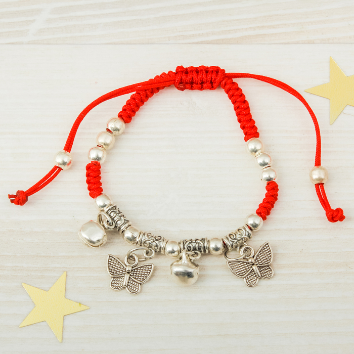 Подарочный набор "Наше маленькое счастье": фотоальбом на на 36 фото и шкатулка с браслетом и бутылочками для хранения