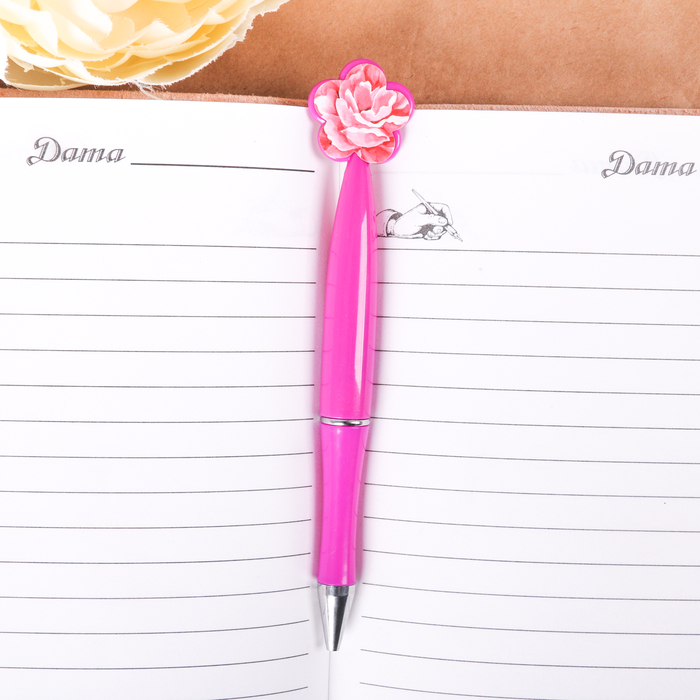 Ручка пластиковая с цветком "Самой доброй бабушке"