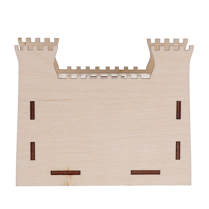 Копилка  из фанеры для декора "Замок"(набор 6 деталей) 13х11 см (ДЕК-454)