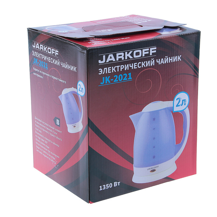 Чайник JARKOFF JK-2021, 2 л, 1350 Вт, синий