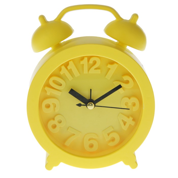 Будильник детский "Классика", 13.5х10х4 см, микс