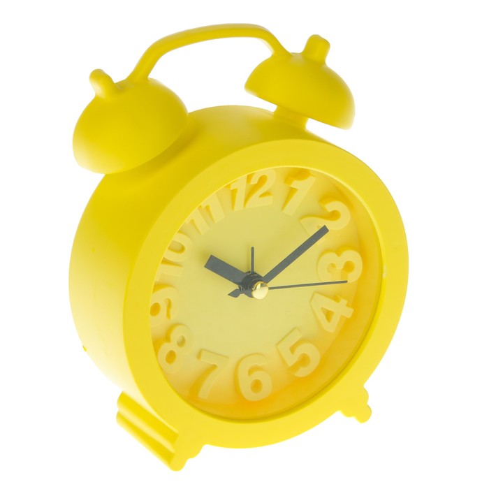 Будильник детский "Классика", 13.5х10х4 см, микс
