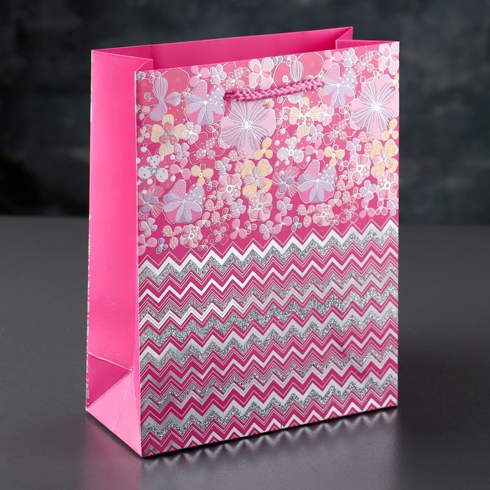 Пакет подарочный, люкс, 18 х 8 х 23 см