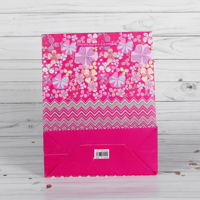 Пакет подарочный, люкс, 18 х 8 х 23 см