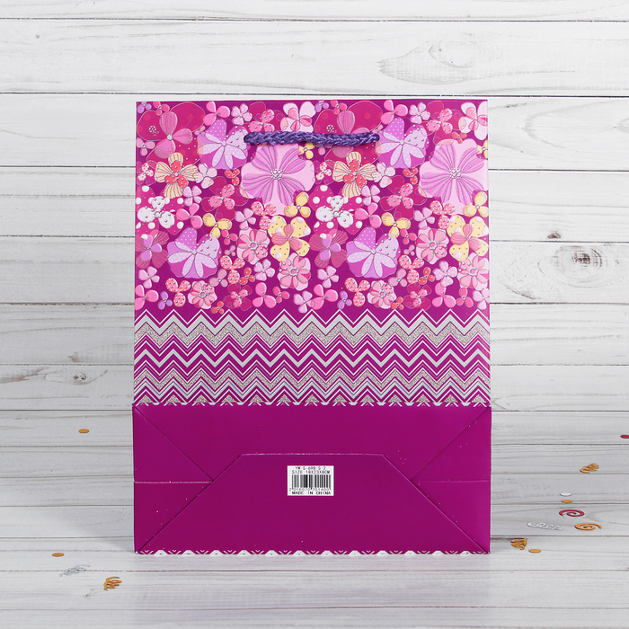 Пакет подарочный, люкс, 26 х 10 х 32 см