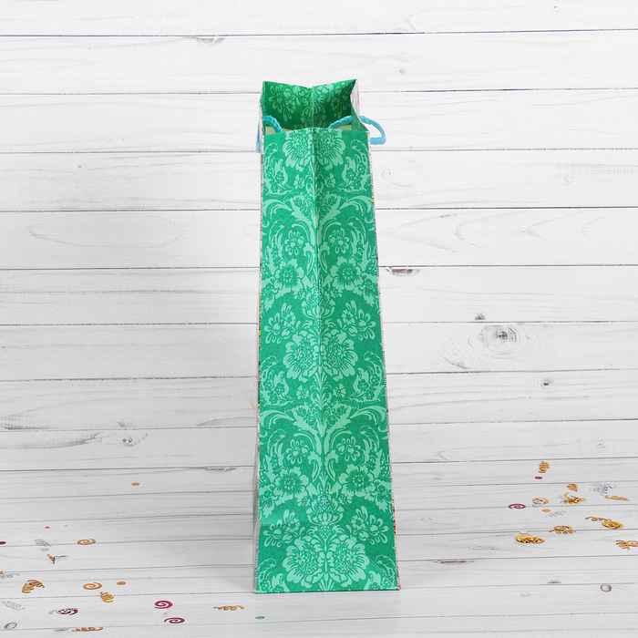 Пакет подарочный "Осенний букет", люкс, 26 х 10 х 32 см