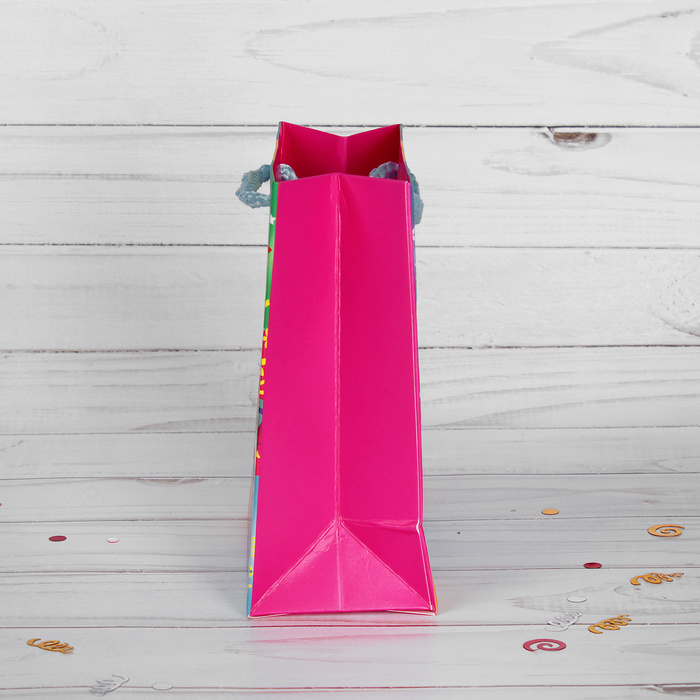 Пакет подарочный "Праздничный", люкс, 11 х 6 х 14 см