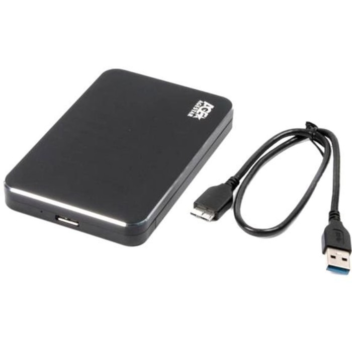 Внешний корпус для HDD AgeStar 31UB2A18 SATA алюминий черный 2.5"