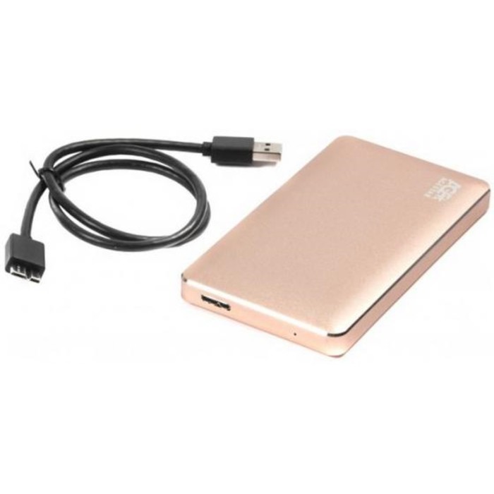 Внешний корпус для HDD AgeStar 3UB2A16 SATA алюминий золотистый 2.5"