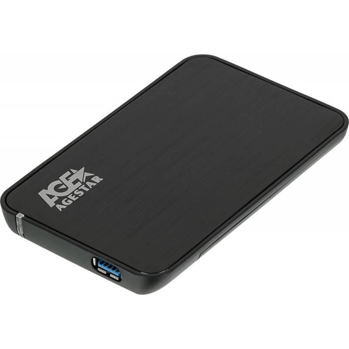 Внешний корпус для HDD AgeStar 3UB2A8-6G SATA алюминий черный 2.5"