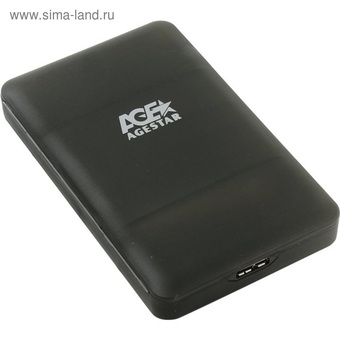 Внешний корпус для HDD/SSD AgeStar 31UBCP3 SATA пластик черный 2.5 внешний корпус для hdd ssd agestar 31ubcp3 sata пластик черный 2 5