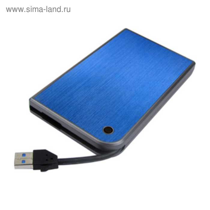 Внешний корпус для HDD/SSD AgeStar 3UB2A14 SATA II пластик/алюминий синий 2.5 мобил рек agestar 3ub2a14 black usb3 0 to 2 5hdd sata алюминий
