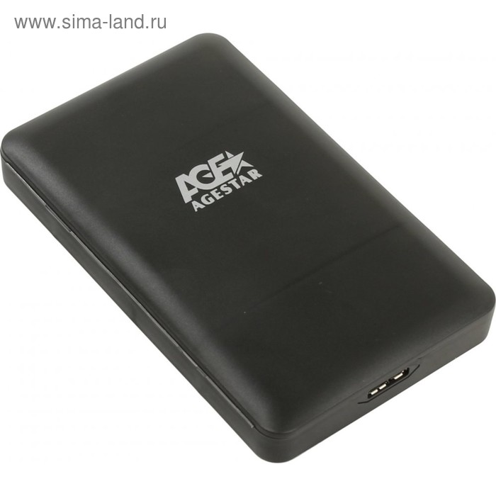 Внешний корпус для HDDSSD AgeStar 3UBCP3 SATA пластик черный 25 585₽