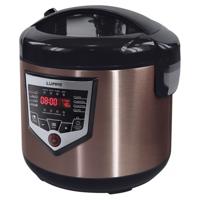 Мультиварка Lumme LU-1446, 860 Вт, 5 л, 15 программ, бронзовый агат