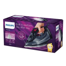 

Утюг Philips GC2998/80, 2400 Вт, подошва SteamGlide, 45 г/мин, 320 мл, серый