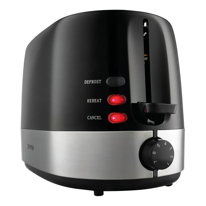 Тостер Gorenje T850BK, 850 Вт, функция размораживания