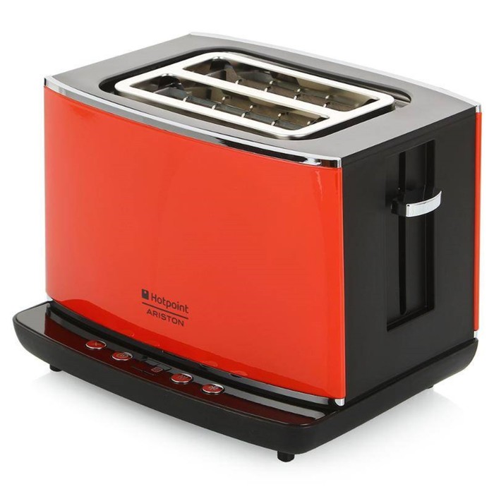 Тостер Hotpoint-Ariston TT 22E AR0, 850 Вт, функция размораживания, красный