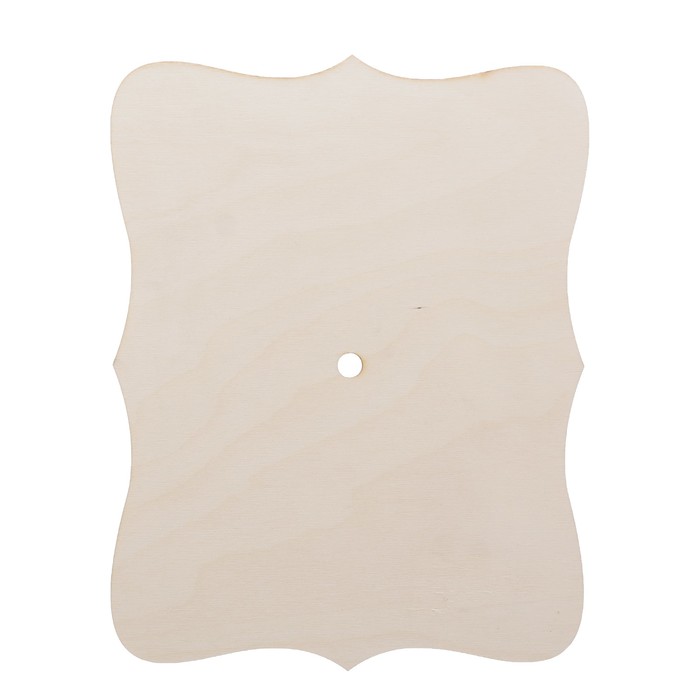 Заготовка для часов из фанеры №22, 20х26х0,4 см