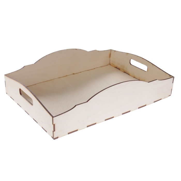 Заготовка из фанеры для декора (5 деталей) "Поднос "Большой" №5, 30х20х10 см