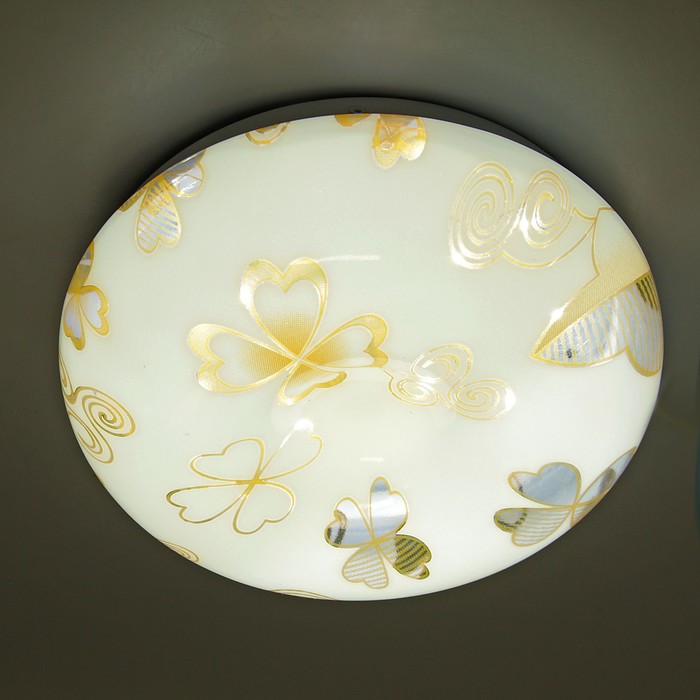 Светильник светодиодный "Клевер" 20W LED 4000K (оранжевый свет) 30x30x8см