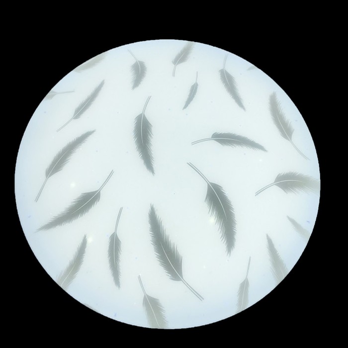 Светильник светодиодный "Перья"  12W LED 4000K (серебрянный свет) 21x21x7см