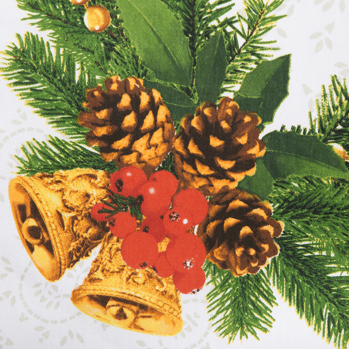 Салфетка "Этель" Рождественский бал (вид 1) 40х40 см, хлопок 100%