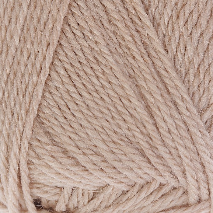 Пряжа "Конкурентная" 50% имп.шерсть, 50% акрил 250м/100гр (03-Светлобежевый)