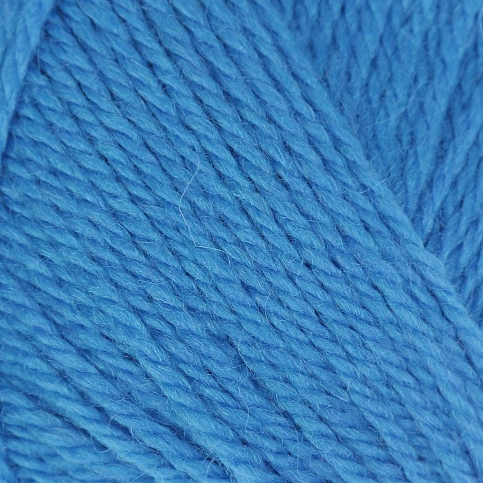 Пряжа "Конкурентная" 50% имп.шерсть, 50% акрил 250м/100гр (172-Яр.голубой)