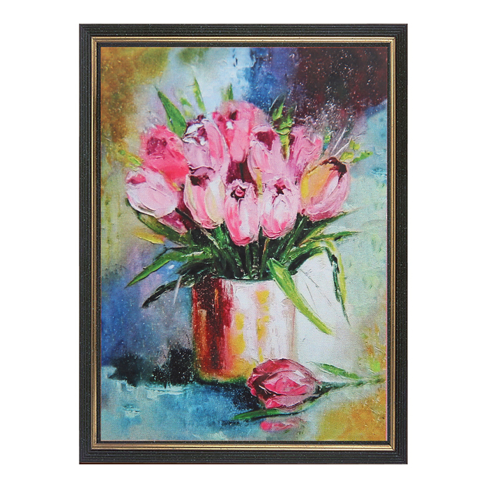 Алмазная картина-раскраска "Дыхание весны"